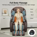Favor-06 3D Massage Chair Brown